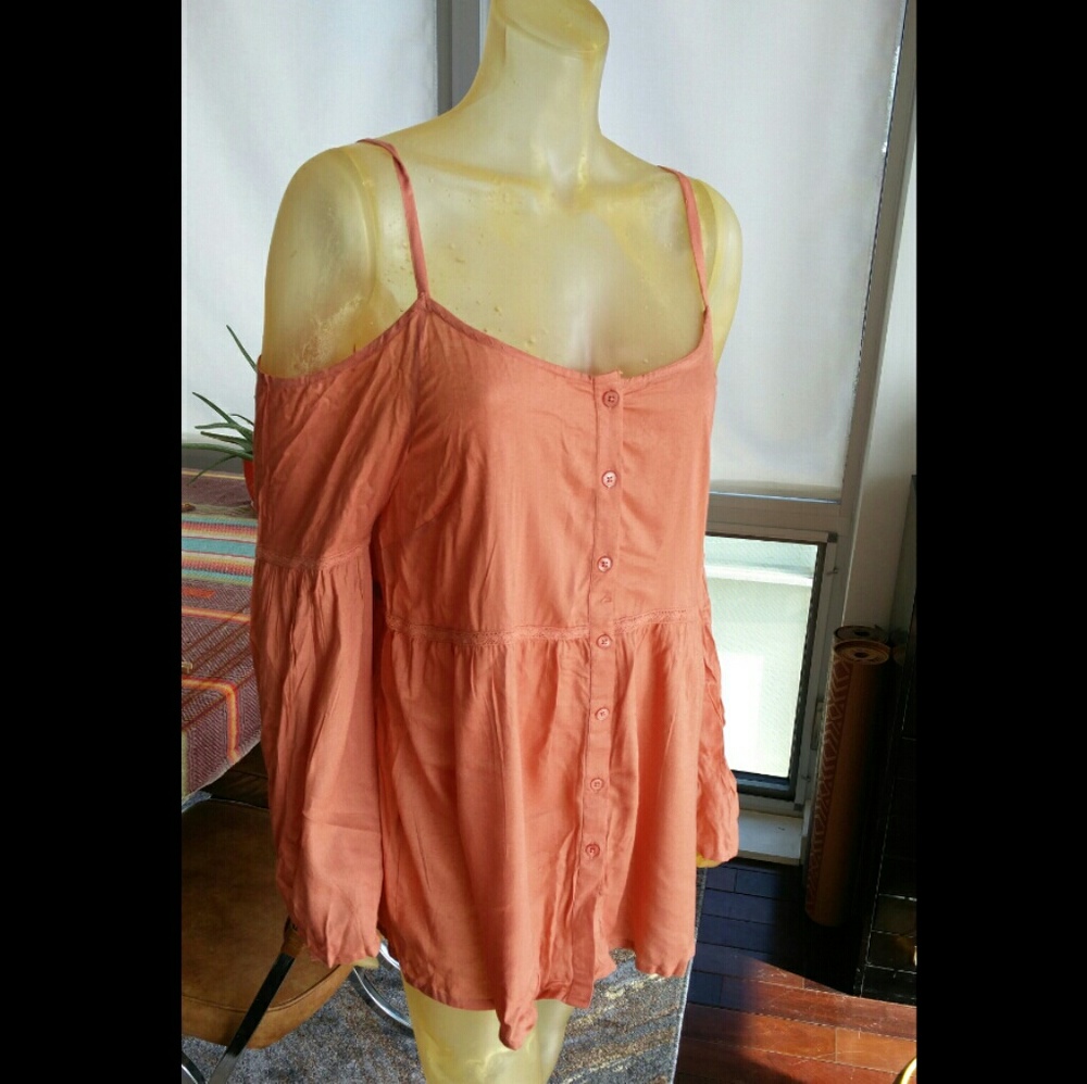 ASOS cold shoulder top